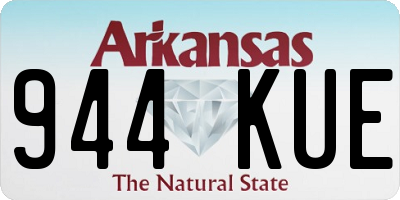 AR license plate 944KUE