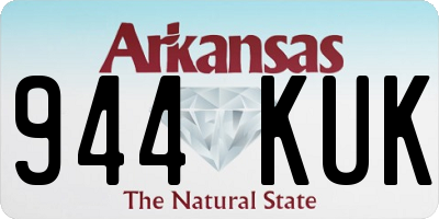AR license plate 944KUK
