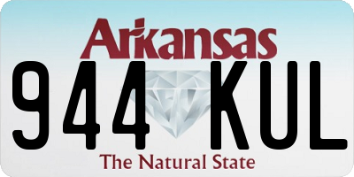 AR license plate 944KUL