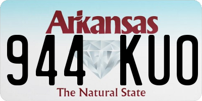 AR license plate 944KUO