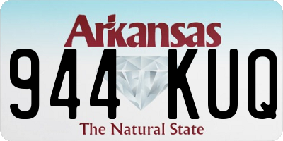 AR license plate 944KUQ