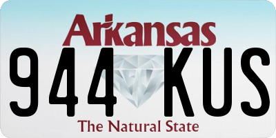 AR license plate 944KUS