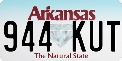 AR license plate 944KUT