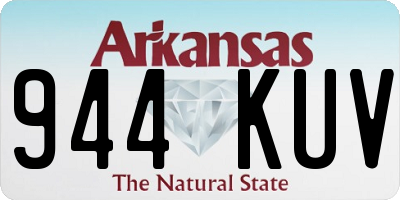 AR license plate 944KUV