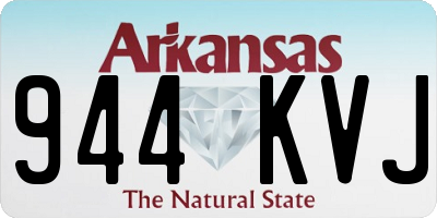 AR license plate 944KVJ