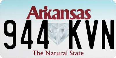 AR license plate 944KVN