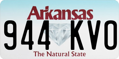 AR license plate 944KVO