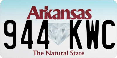 AR license plate 944KWC