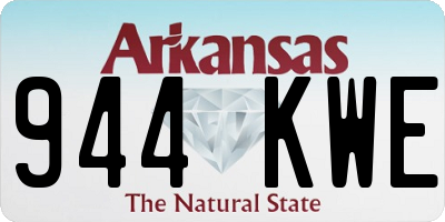 AR license plate 944KWE