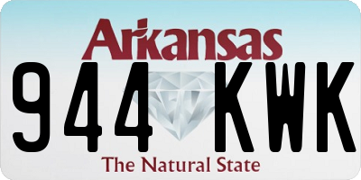 AR license plate 944KWK