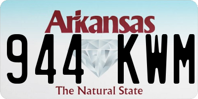 AR license plate 944KWM