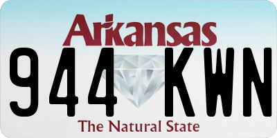 AR license plate 944KWN