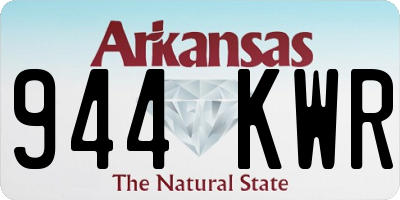 AR license plate 944KWR