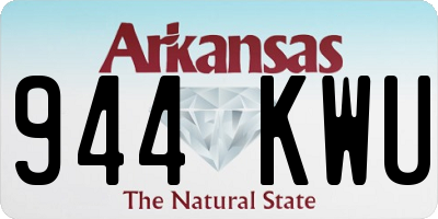 AR license plate 944KWU