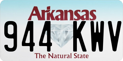 AR license plate 944KWV