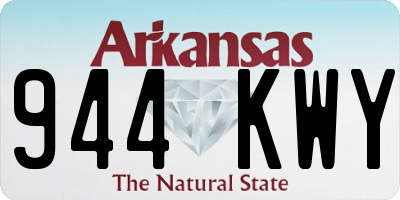 AR license plate 944KWY