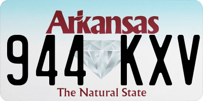 AR license plate 944KXV