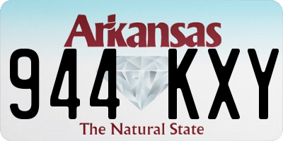 AR license plate 944KXY