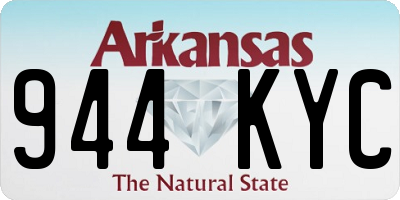 AR license plate 944KYC