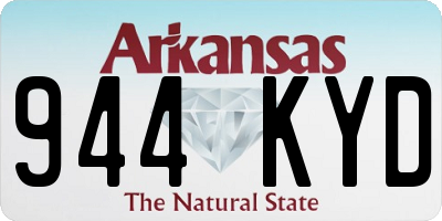AR license plate 944KYD