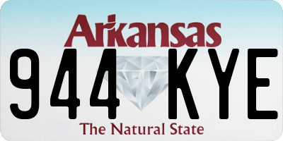 AR license plate 944KYE