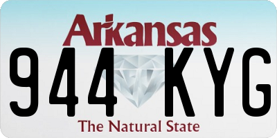 AR license plate 944KYG