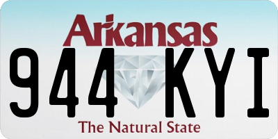 AR license plate 944KYI