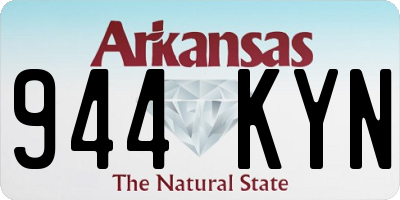 AR license plate 944KYN