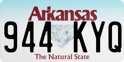 AR license plate 944KYQ