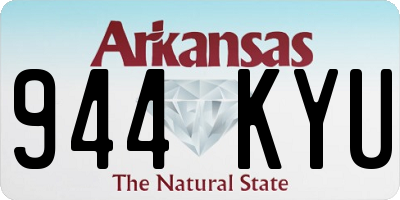 AR license plate 944KYU