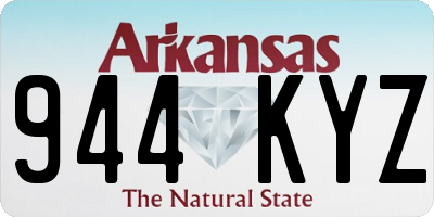AR license plate 944KYZ