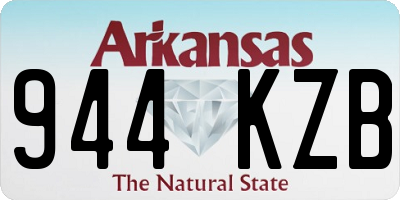 AR license plate 944KZB