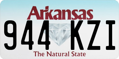 AR license plate 944KZI