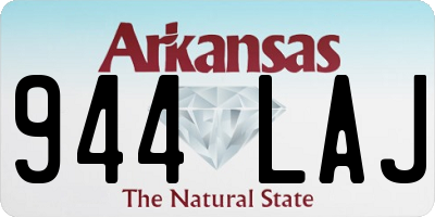 AR license plate 944LAJ