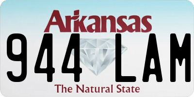 AR license plate 944LAM