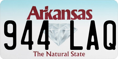 AR license plate 944LAQ