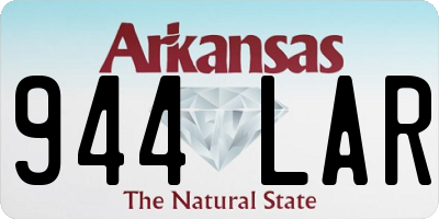 AR license plate 944LAR