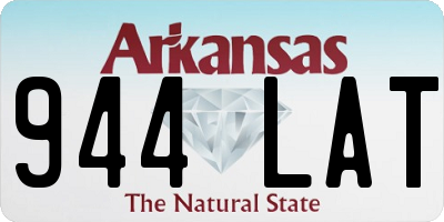 AR license plate 944LAT