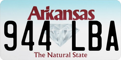 AR license plate 944LBA