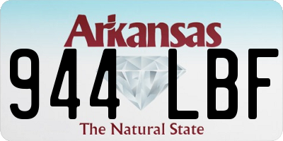 AR license plate 944LBF
