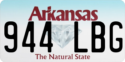 AR license plate 944LBG