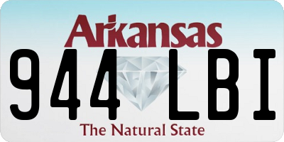 AR license plate 944LBI