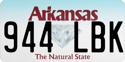 AR license plate 944LBK
