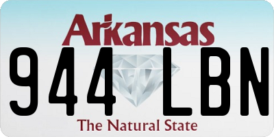 AR license plate 944LBN