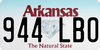 AR license plate 944LBO