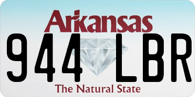 AR license plate 944LBR