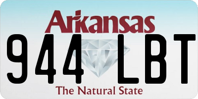 AR license plate 944LBT