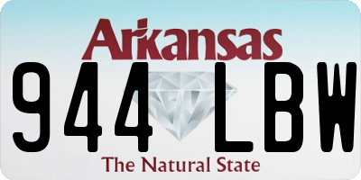 AR license plate 944LBW