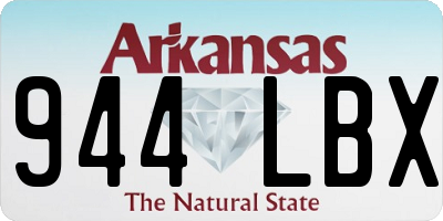AR license plate 944LBX