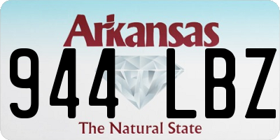 AR license plate 944LBZ